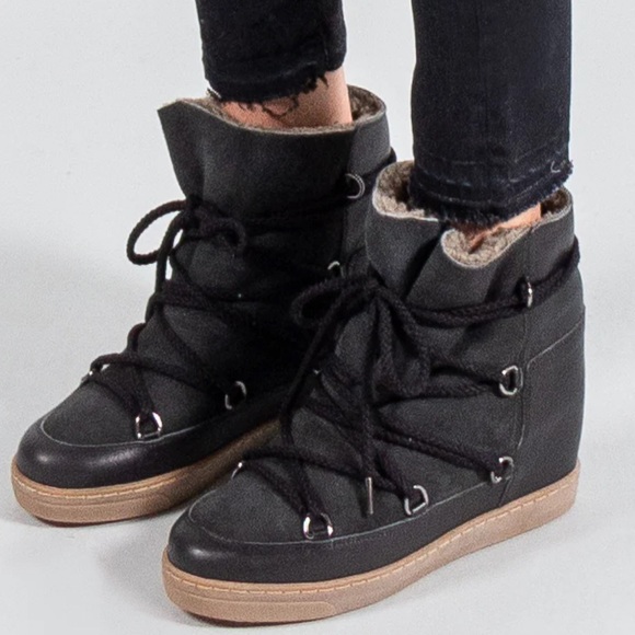 Isabel Marent Black Nowles Boots - Picture 1 of 12